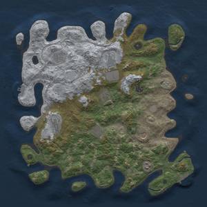 Thumbnail Rust Map: Procedural Map, Size: 4000, Seed: 5678, 18 Monuments