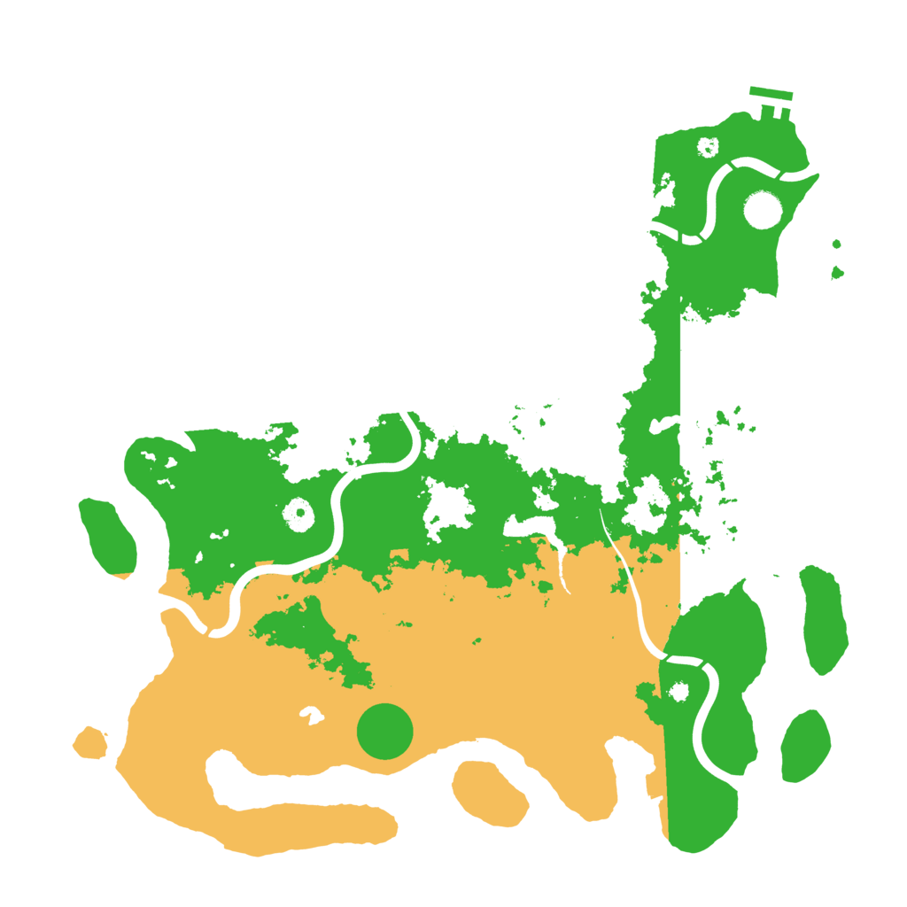 Biome Rust Map: Procedural Map, Size: 4250, Seed: 507489792