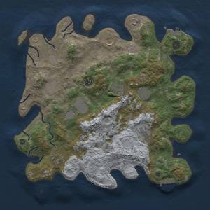 Thumbnail Rust Map: Procedural Map, Size: 3800, Seed: 85921, 19 Monuments