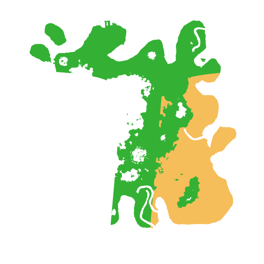 Biome Rust Map: Procedural Map, Size: 3000, Seed: 123123134