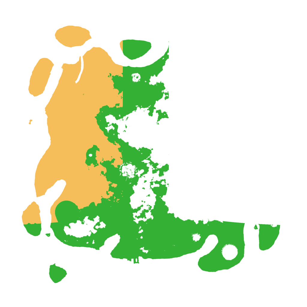 Biome Rust Map: Procedural Map, Size: 3500, Seed: 1234987