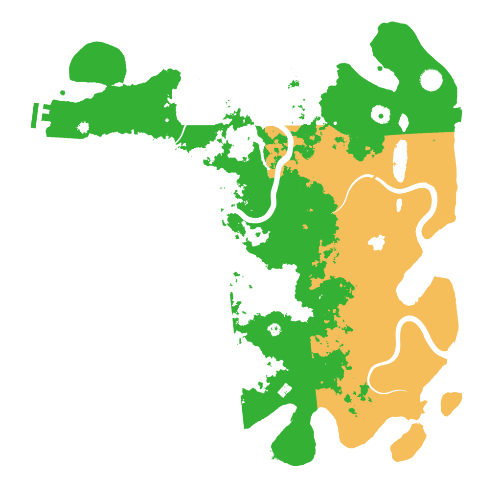 Biome Rust Map: Procedural Map, Size: 4000, Seed: 436892
