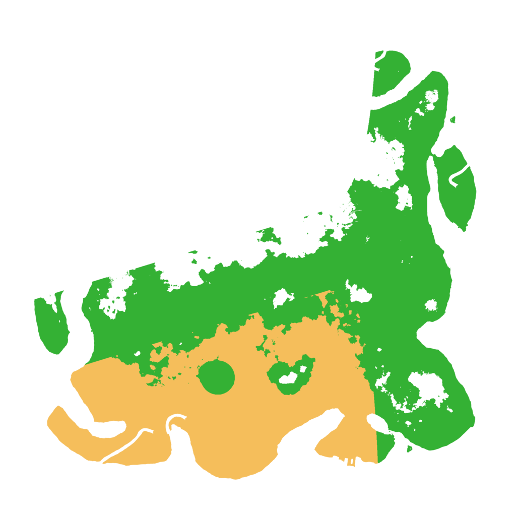 Biome Rust Map: Procedural Map, Size: 4000, Seed: 985151