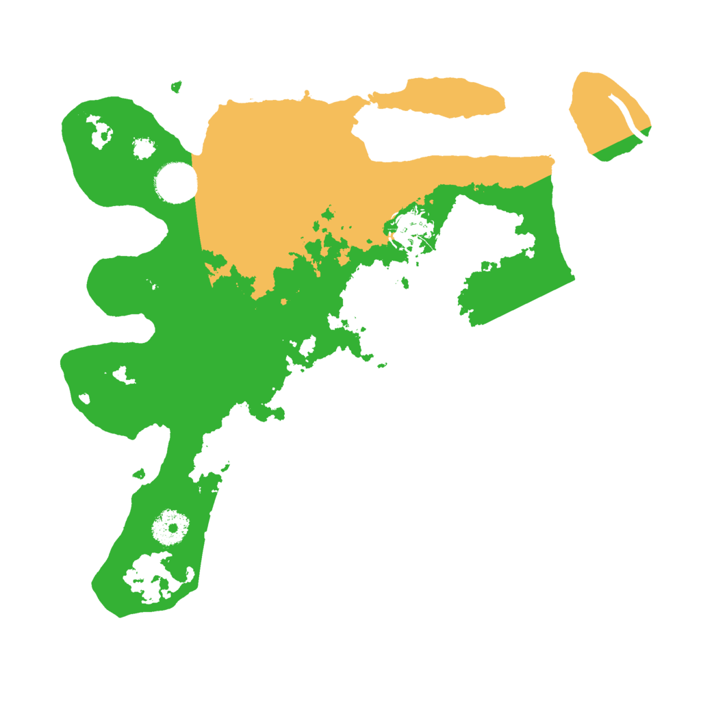 Biome Rust Map: Procedural Map, Size: 3000, Seed: 93989311