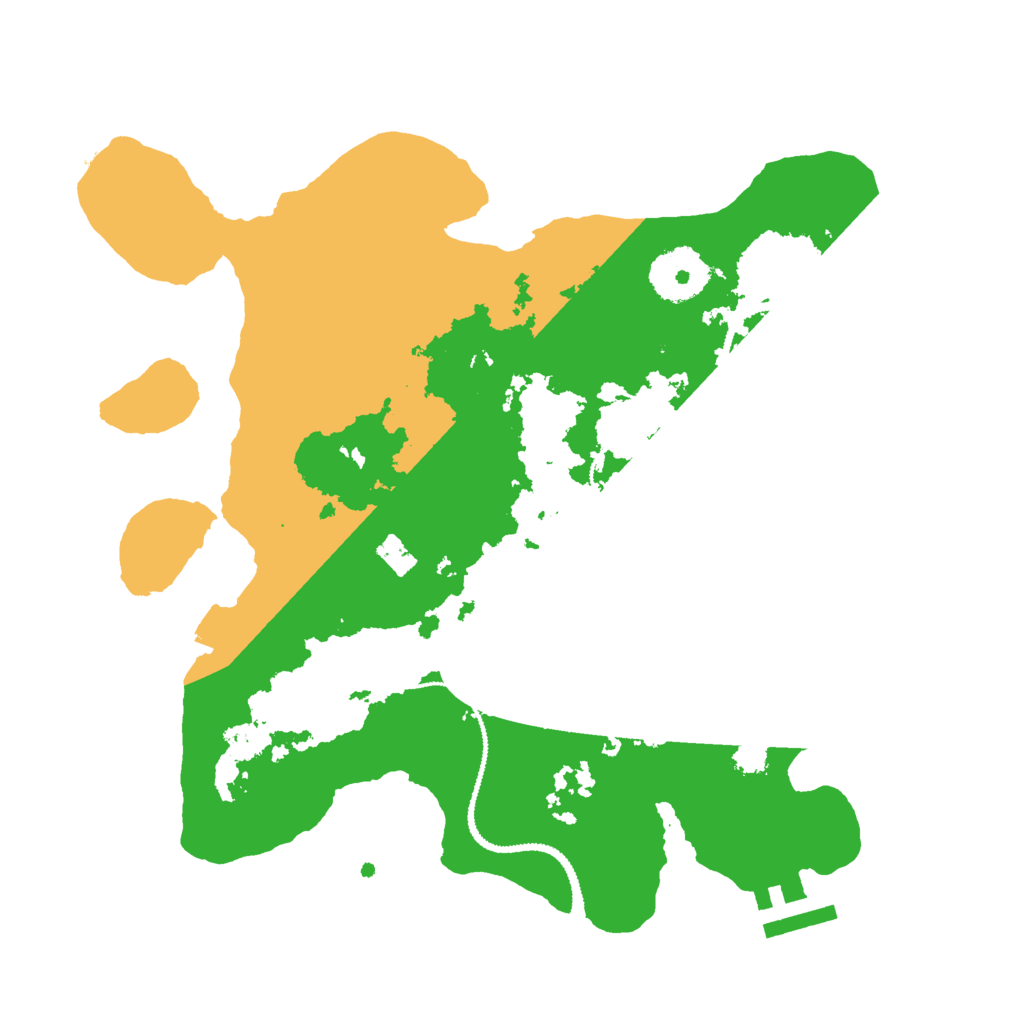 Biome Rust Map: Procedural Map, Size: 2800, Seed: 495154659