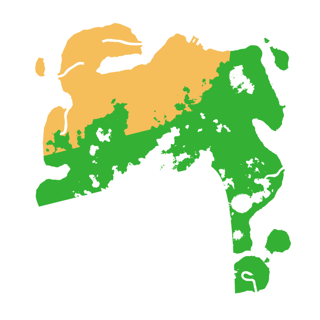 Biome Rust Map: Procedural Map, Size: 3000, Seed: 32432