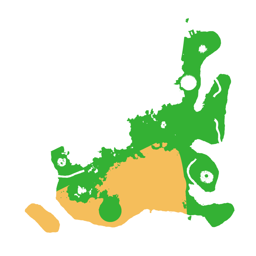 Biome Rust Map: Procedural Map, Size: 3000, Seed: 1584652311