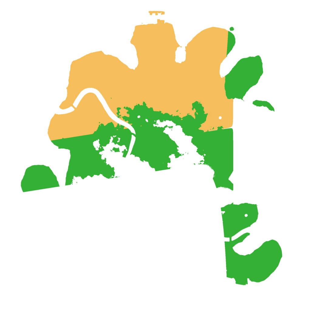 Biome Rust Map: Procedural Map, Size: 3000, Seed: 10059