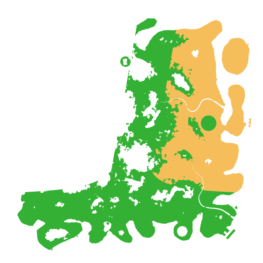 Biome Rust Map: Procedural Map, Size: 4500, Seed: 1495089444