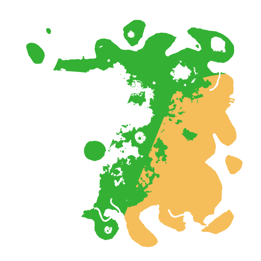 Biome Rust Map: Procedural Map, Size: 3500, Seed: 7458758