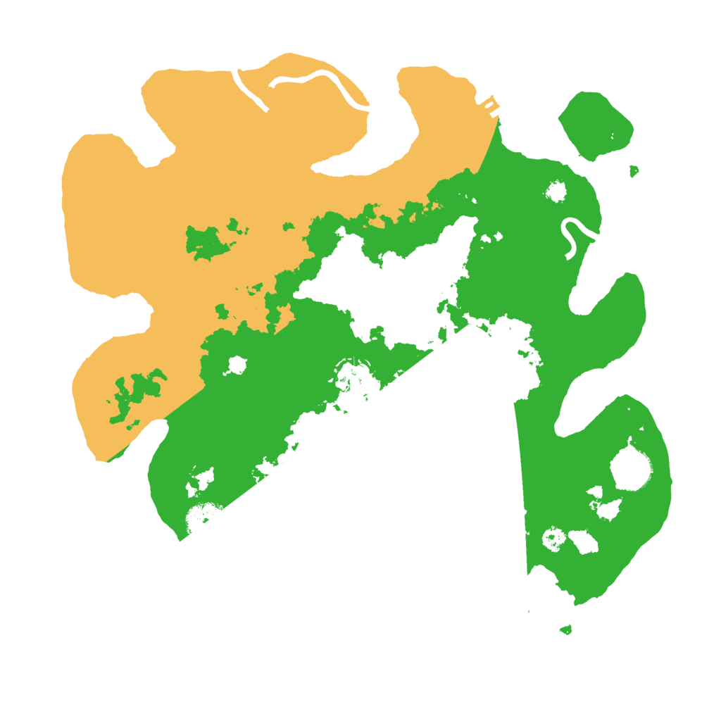 Biome Rust Map: Procedural Map, Size: 3200, Seed: 1644600460