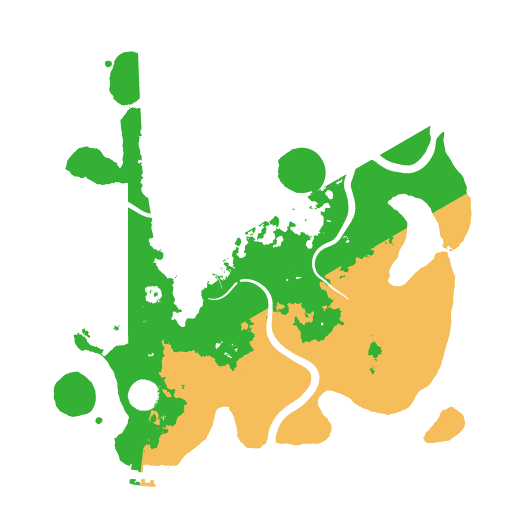 Biome Rust Map: Procedural Map, Size: 3000, Seed: 1262559437