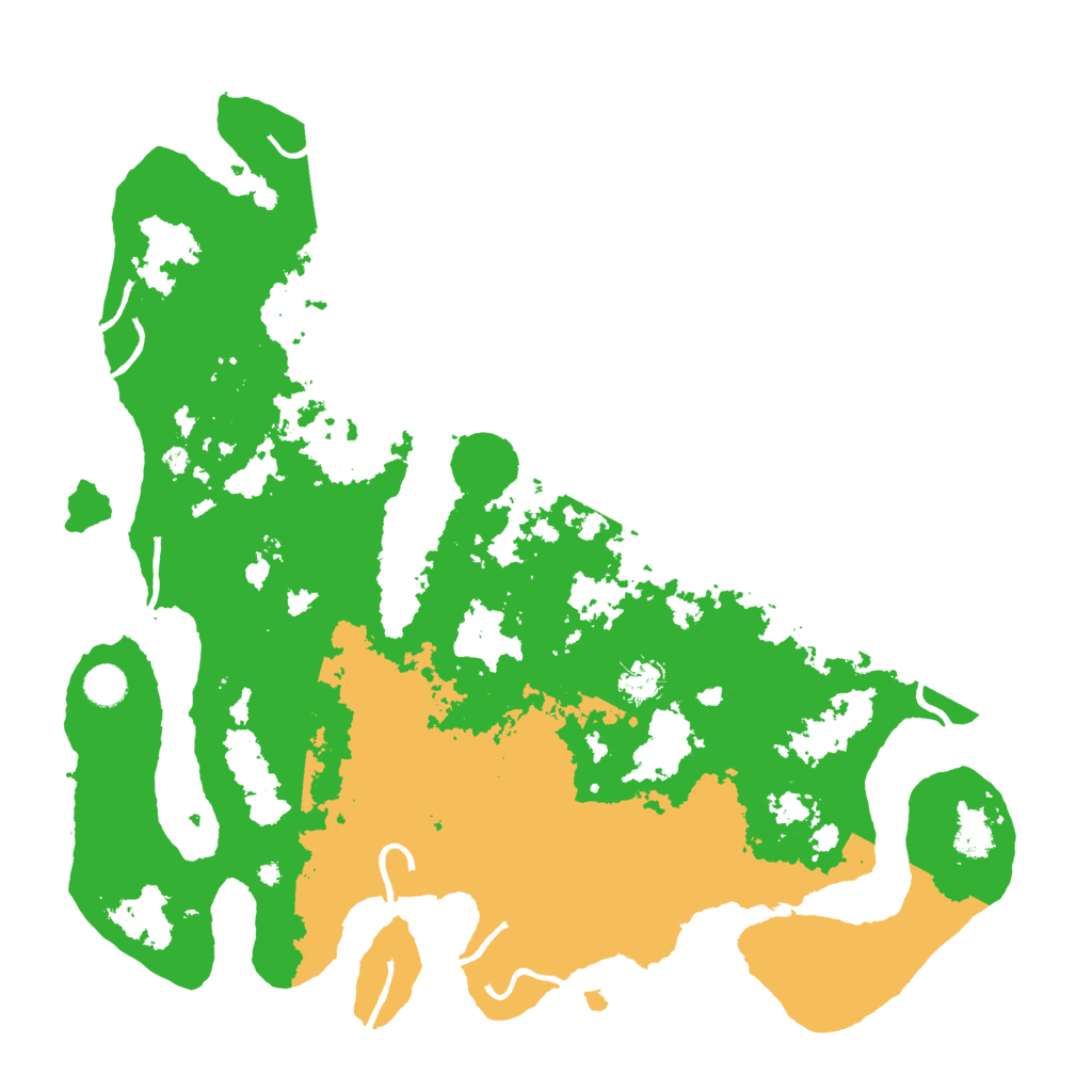 Biome Rust Map: Procedural Map, Size: 4500, Seed: 1839551555