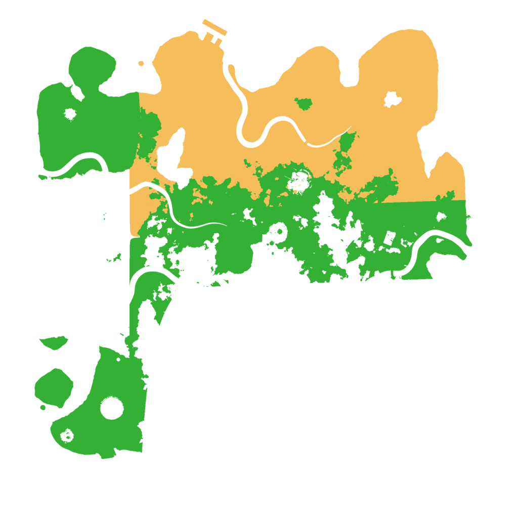 Biome Rust Map: Procedural Map, Size: 4000, Seed: 3446