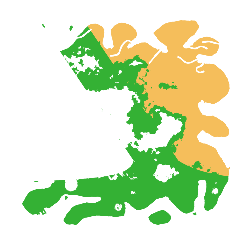 Biome Rust Map: Procedural Map, Size: 3500, Seed: 769549959
