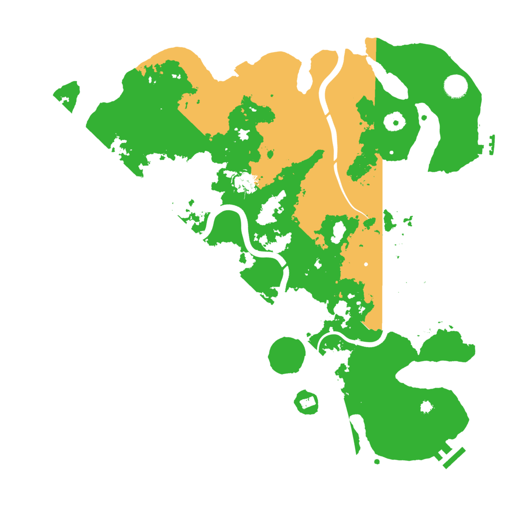 Biome Rust Map: Procedural Map, Size: 3800, Seed: 75419285