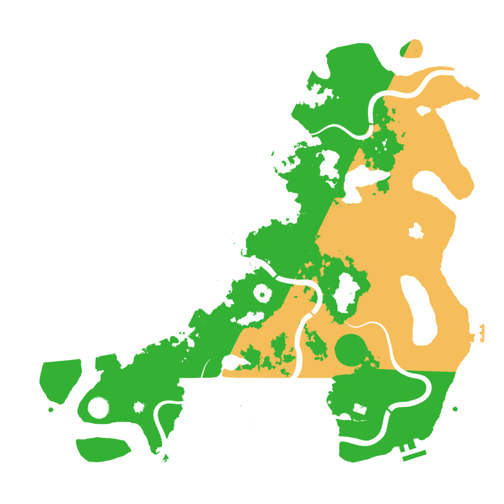 Biome Rust Map: Procedural Map, Size: 4200, Seed: 420133769