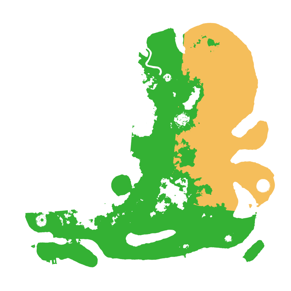 Biome Rust Map: Procedural Map, Size: 3850, Seed: 2036898816