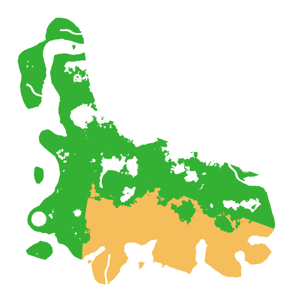 Biome Rust Map: Procedural Map, Size: 3600, Seed: 12312