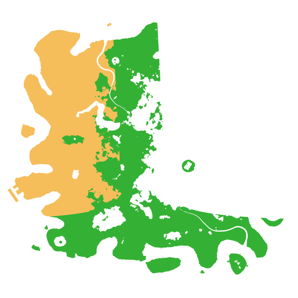Biome Rust Map: Procedural Map, Size: 4000, Seed: 129628590