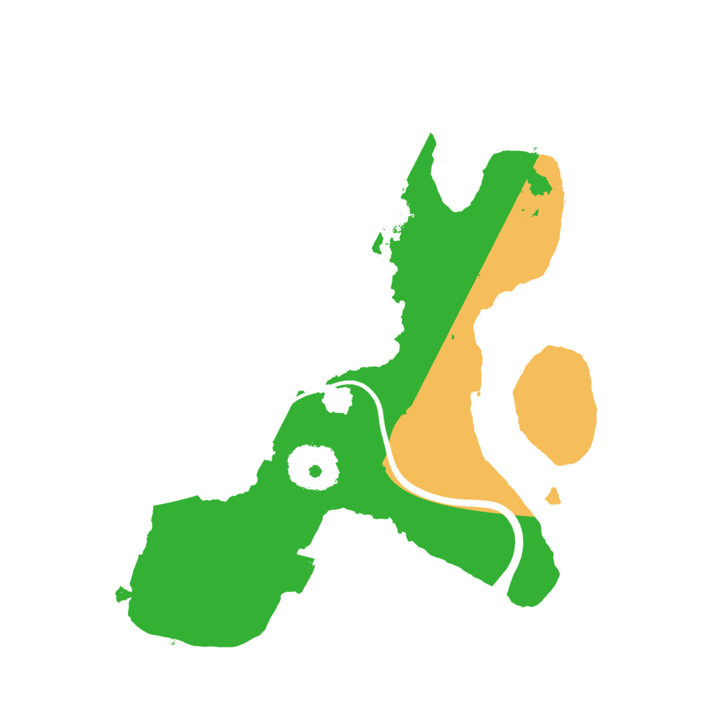 Biome Rust Map: Procedural Map, Size: 2200, Seed: 136