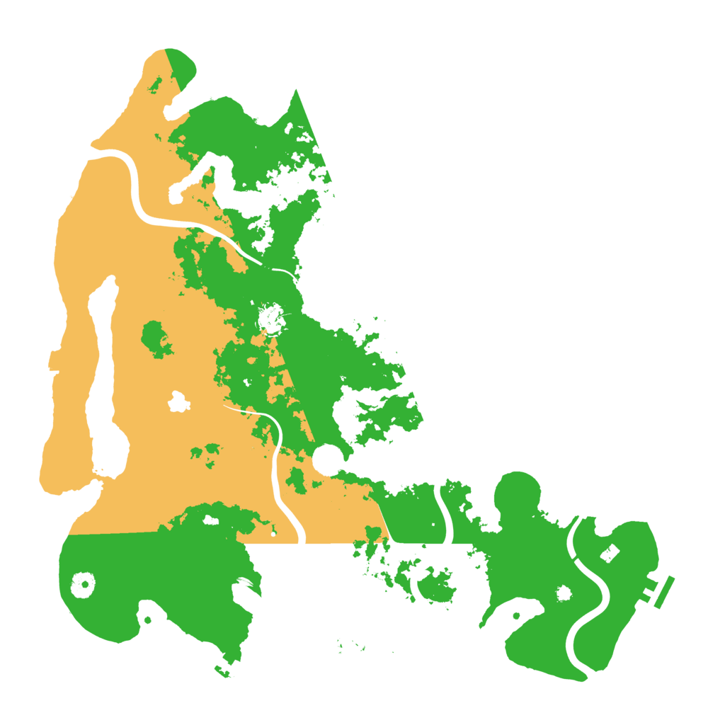 Biome Rust Map: Procedural Map, Size: 4250, Seed: 876387633