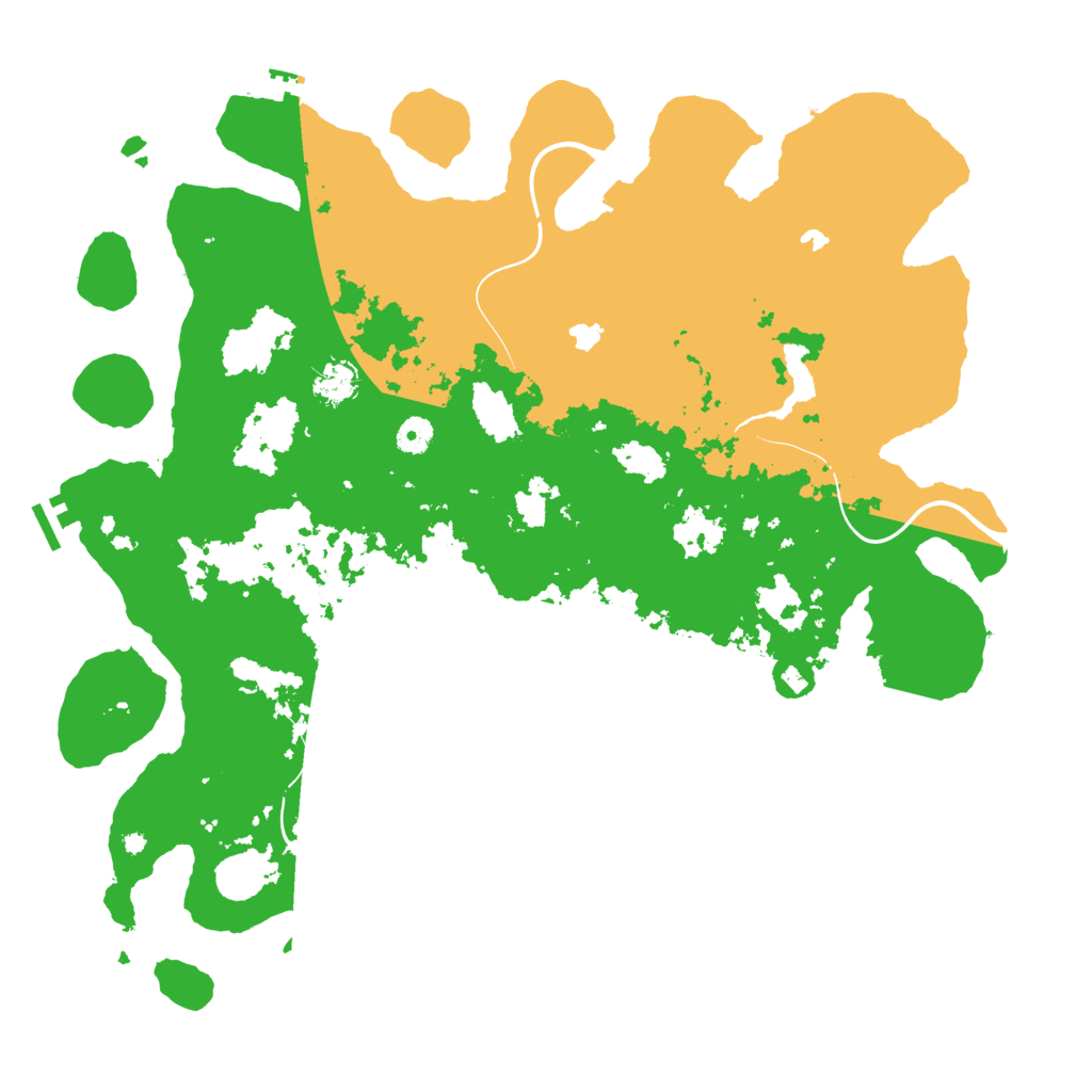 Biome Rust Map: Procedural Map, Size: 4500, Seed: 675455