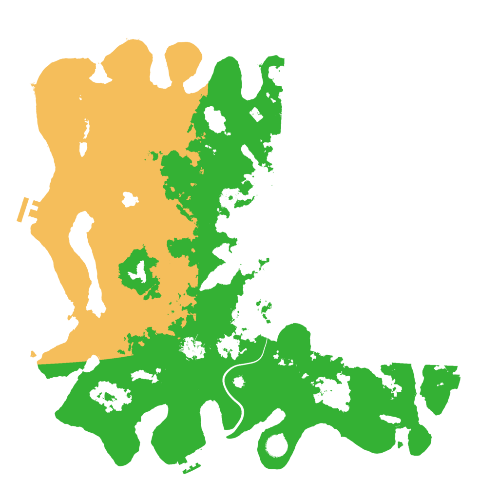 Biome Rust Map: Procedural Map, Size: 4000, Seed: 4738295