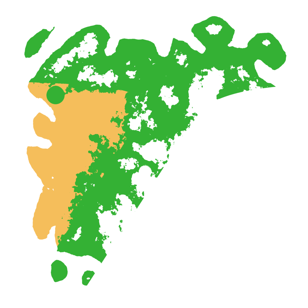Biome Rust Map: Barren, Size: 4500, Seed: 44