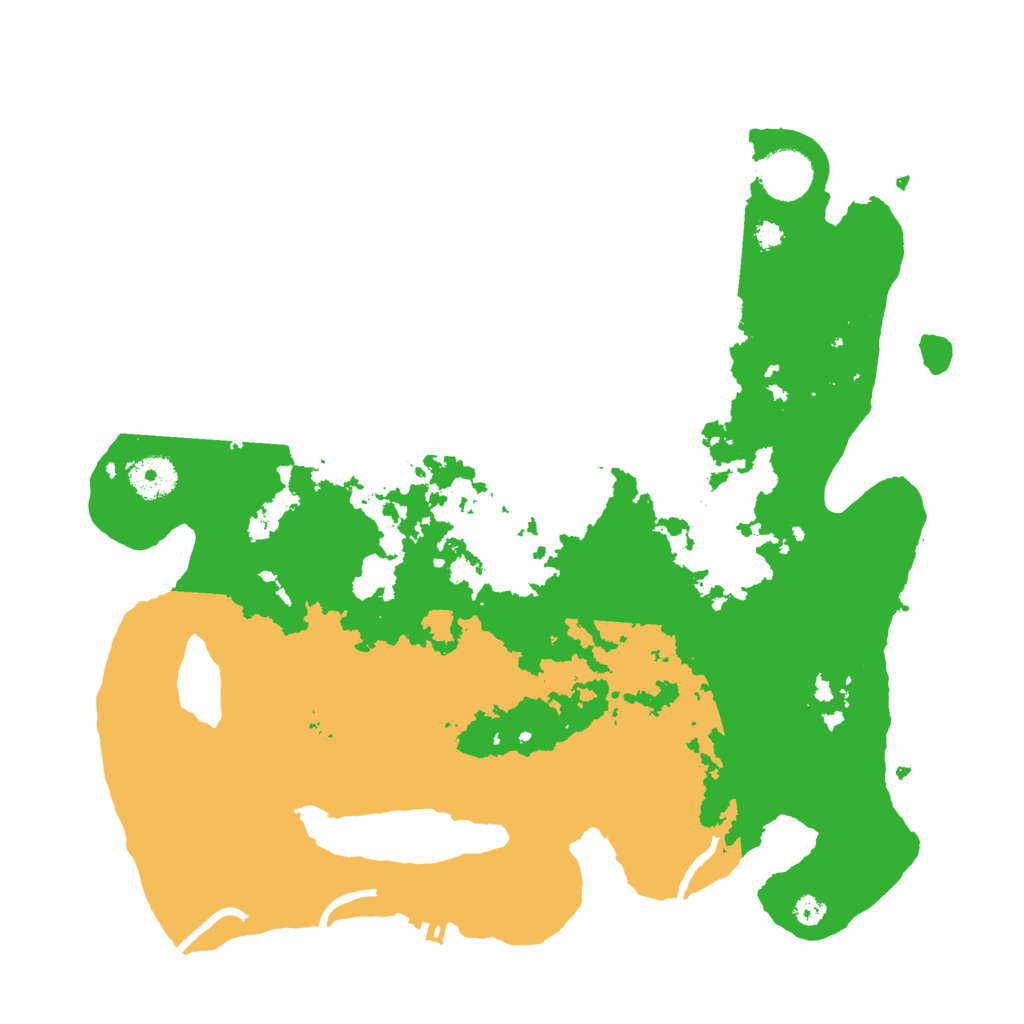 Biome Rust Map: Procedural Map, Size: 3500, Seed: 410806202