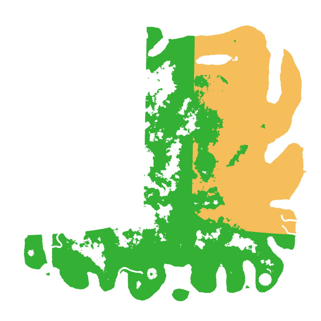 Biome Rust Map: Procedural Map, Size: 4500, Seed: 77232073