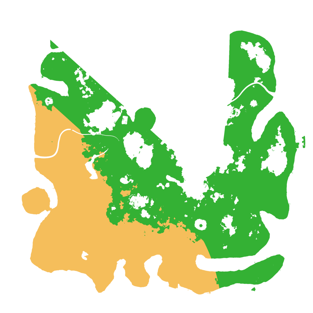 Biome Rust Map: Procedural Map, Size: 4000, Seed: 4208