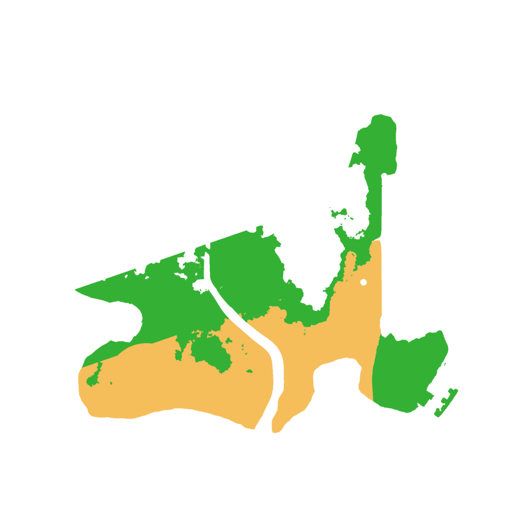 Biome Rust Map: Procedural Map, Size: 2300, Seed: 648252