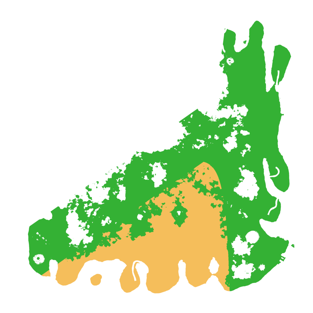 Biome Rust Map: Procedural Map, Size: 4500, Seed: 739104852