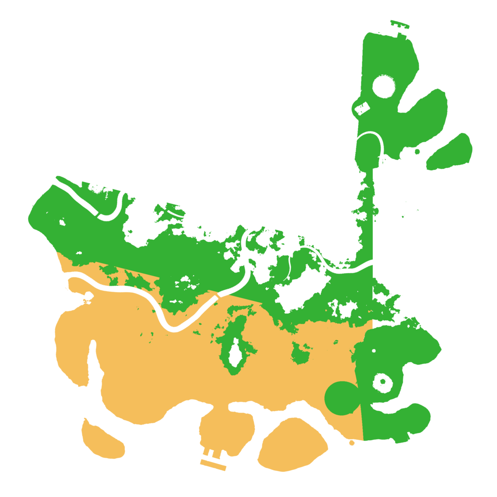 Biome Rust Map: Procedural Map, Size: 3850, Seed: 1531152979