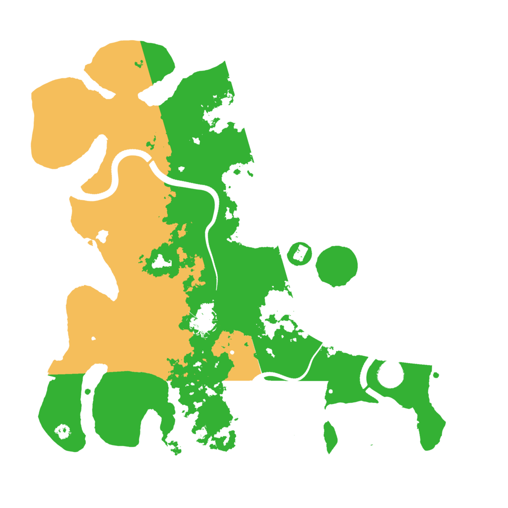Biome Rust Map: Procedural Map, Size: 3500, Seed: 1981443017