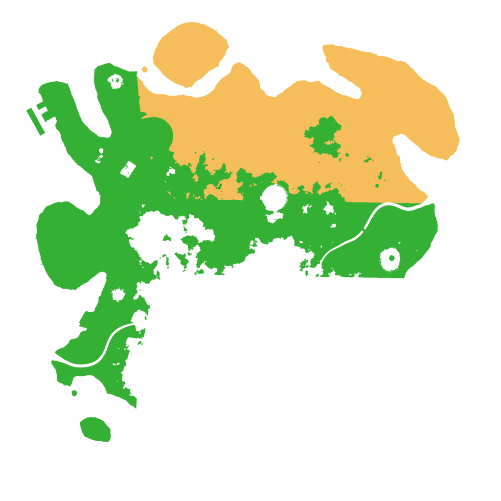 Biome Rust Map: Procedural Map, Size: 3500, Seed: 937073885
