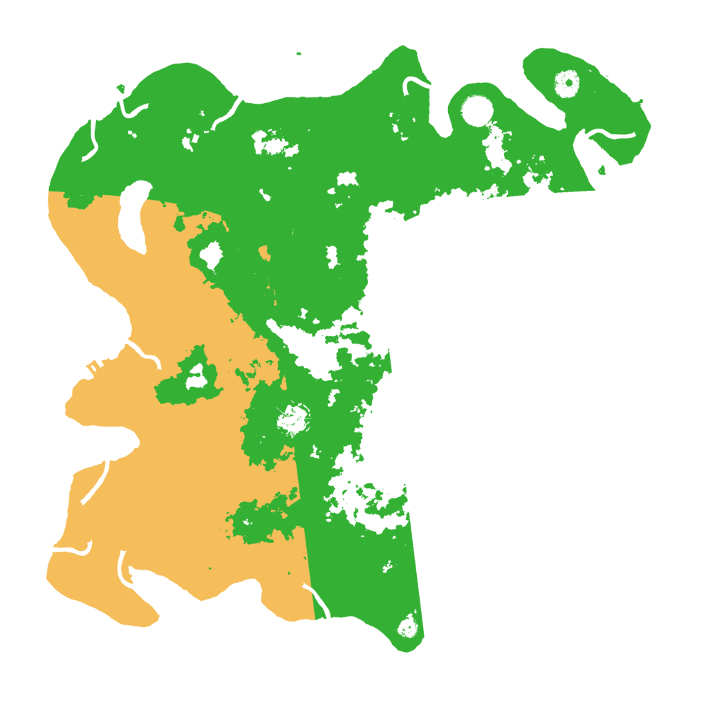 Biome Rust Map: Procedural Map, Size: 4000, Seed: 887552