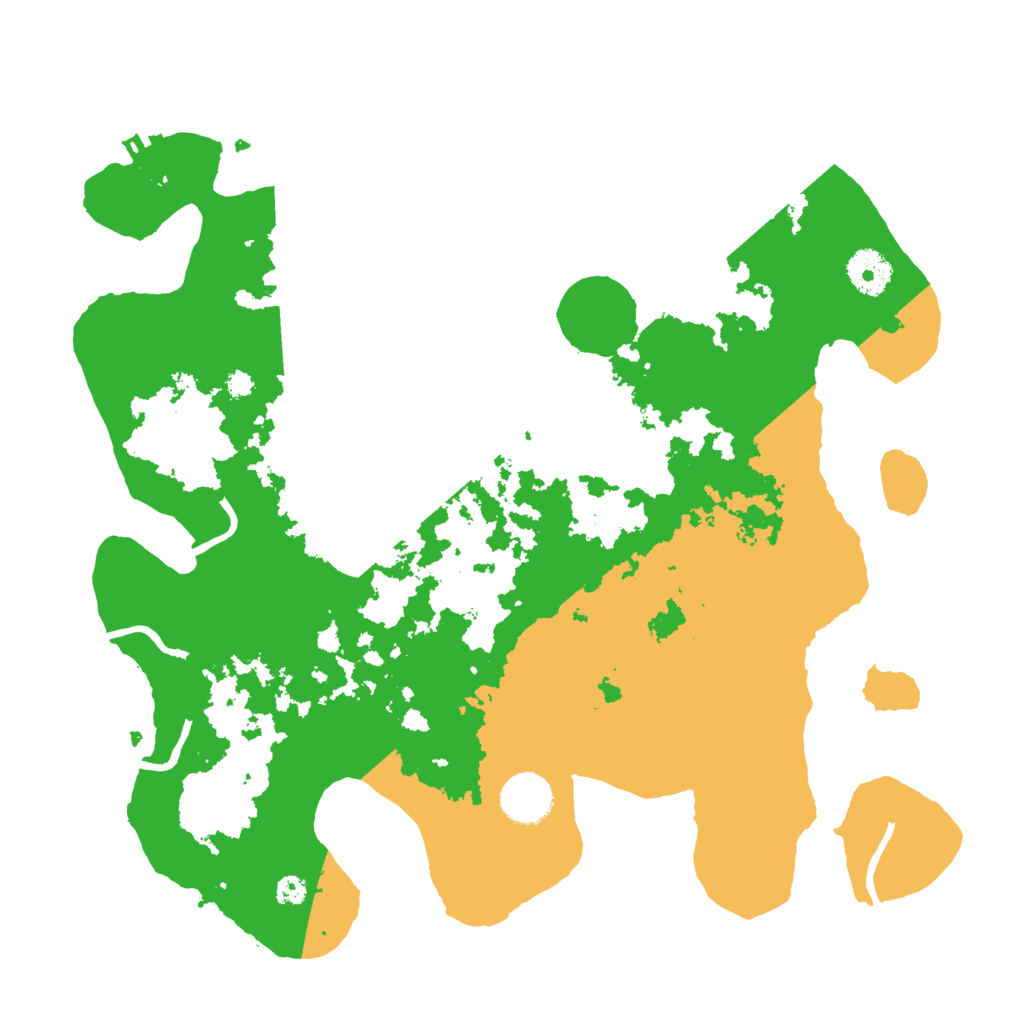 Biome Rust Map: Procedural Map, Size: 3500, Seed: 882164