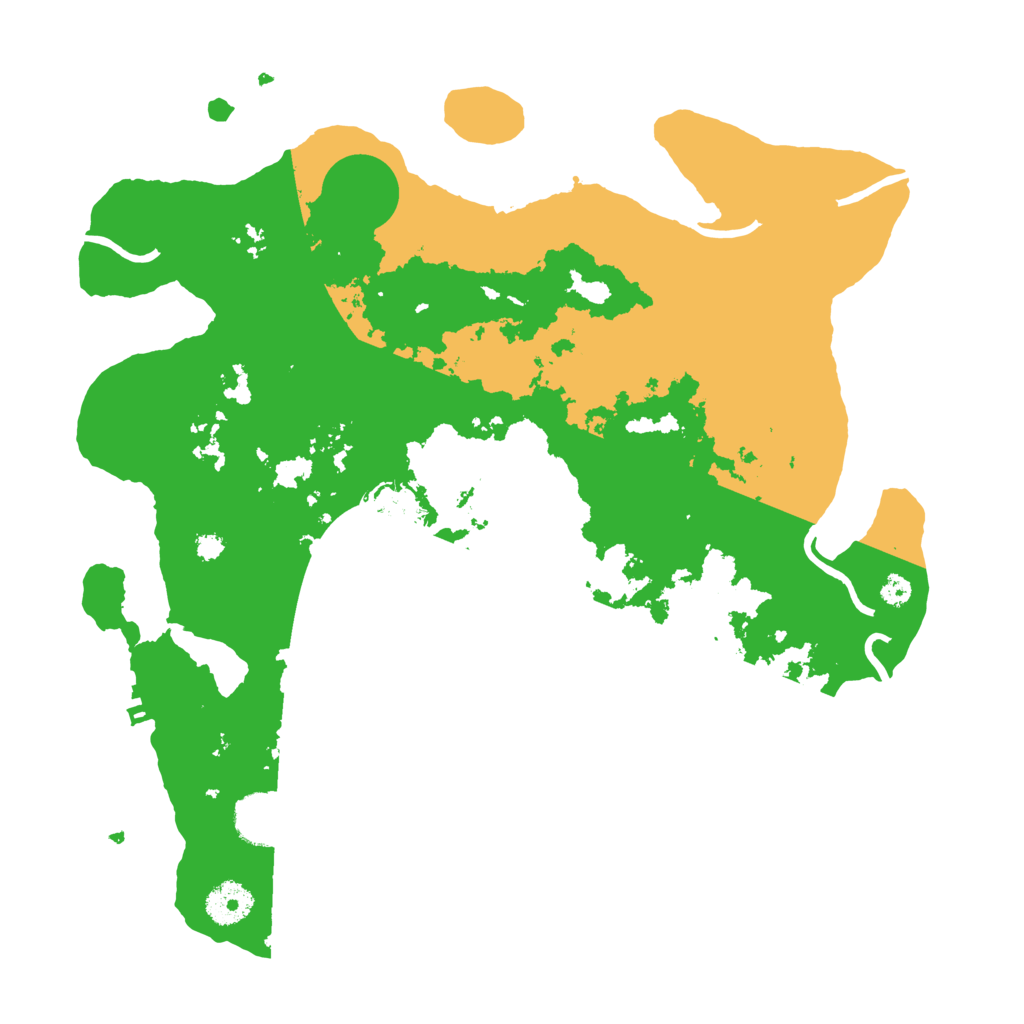Biome Rust Map: Procedural Map, Size: 3500, Seed: 26113580