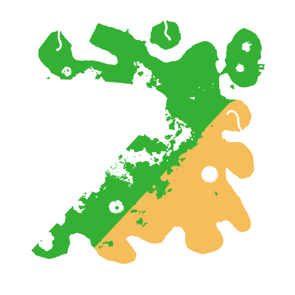 Biome Rust Map: Procedural Map, Size: 3200, Seed: 513248513