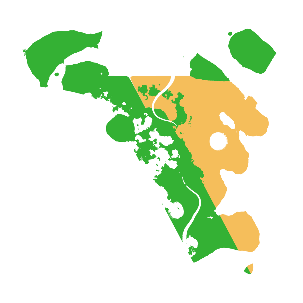 Biome Rust Map: Procedural Map, Size: 3000, Seed: 88352204