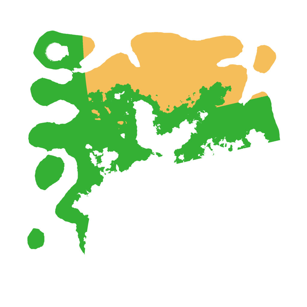 Biome Rust Map: Barren, Size: 3000, Seed: 7664176