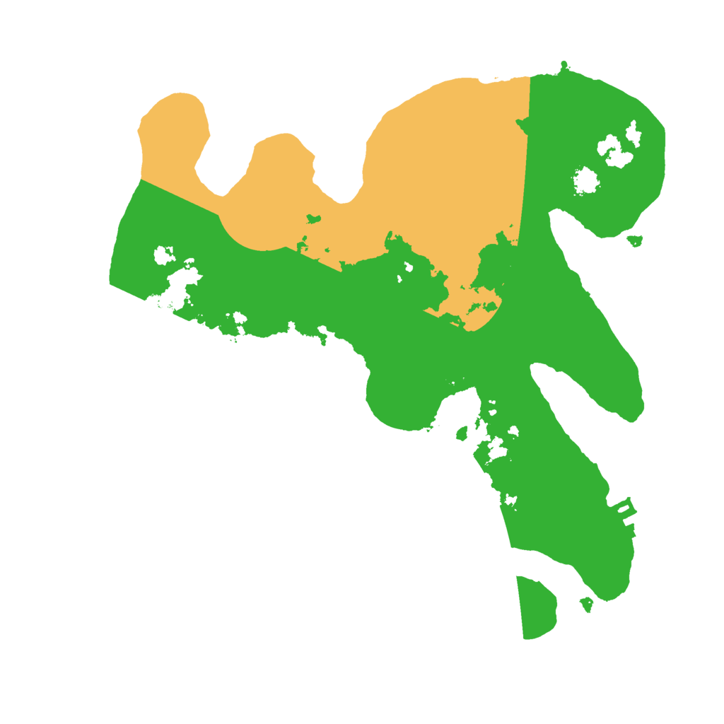 Biome Rust Map: Procedural Map, Size: 2500, Seed: 1008271156