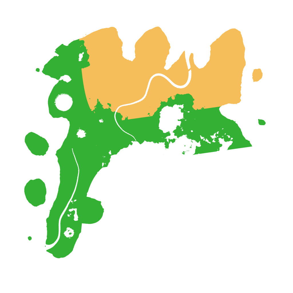 Biome Rust Map: Procedural Map, Size: 3000, Seed: 1485517986