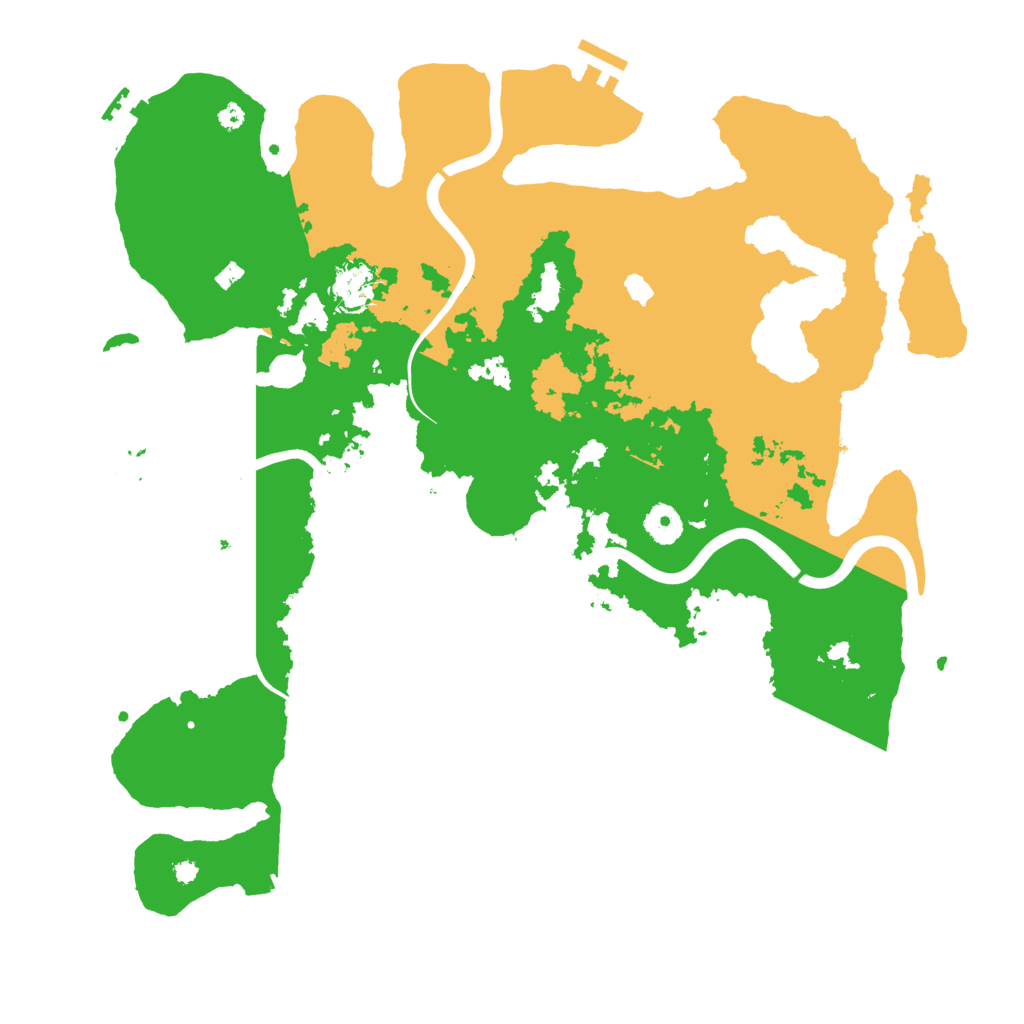 Biome Rust Map: Procedural Map, Size: 4000, Seed: 281419