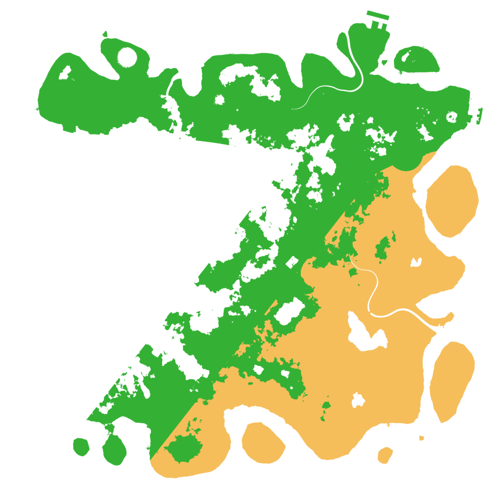Biome Rust Map: Procedural Map, Size: 4500, Seed: 69133769
