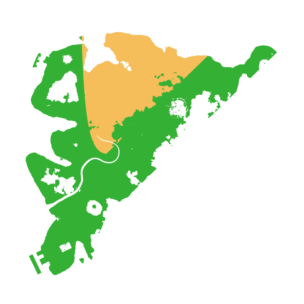 Biome Rust Map: Procedural Map, Size: 3000, Seed: 3164
