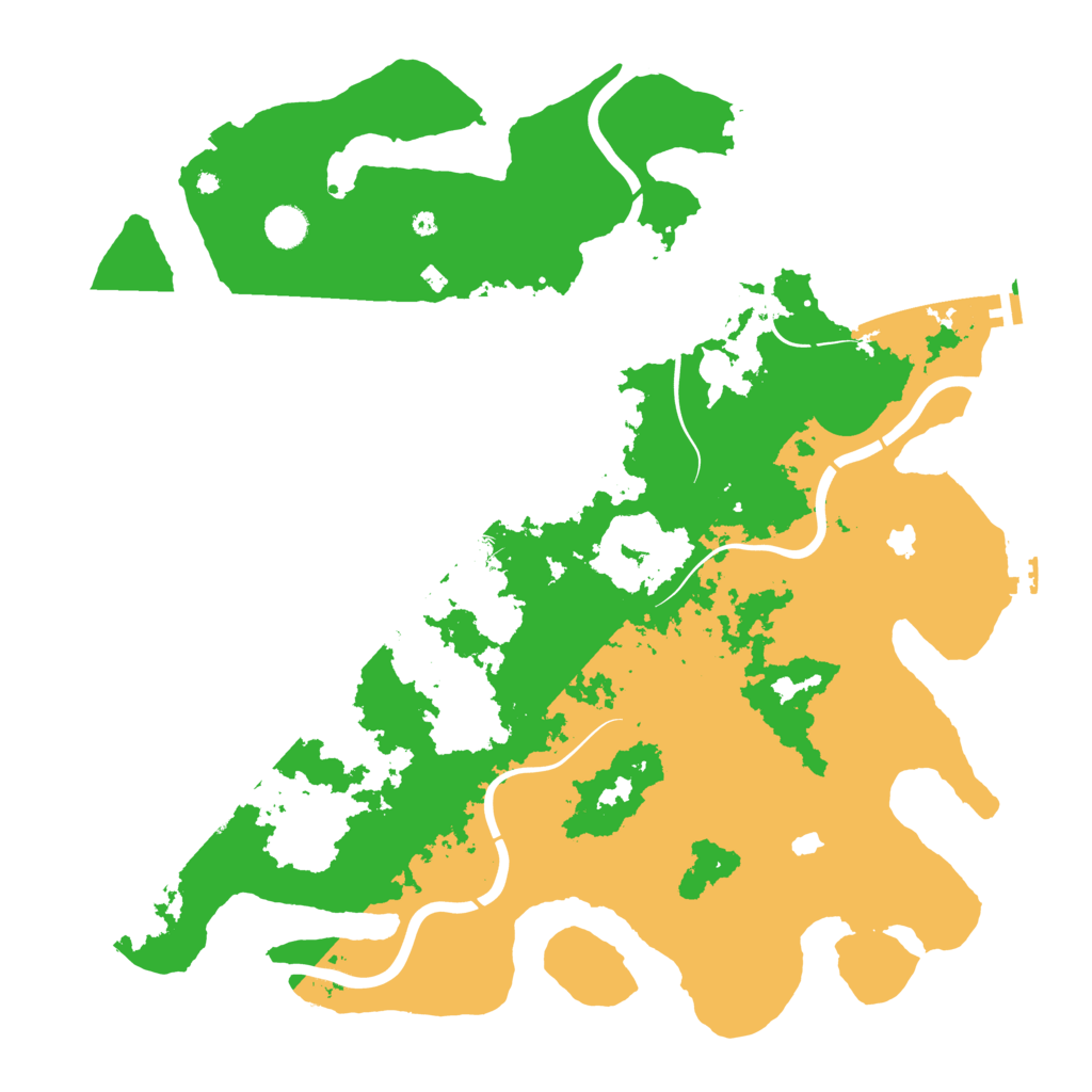 Biome Rust Map: Procedural Map, Size: 4500, Seed: 5846257
