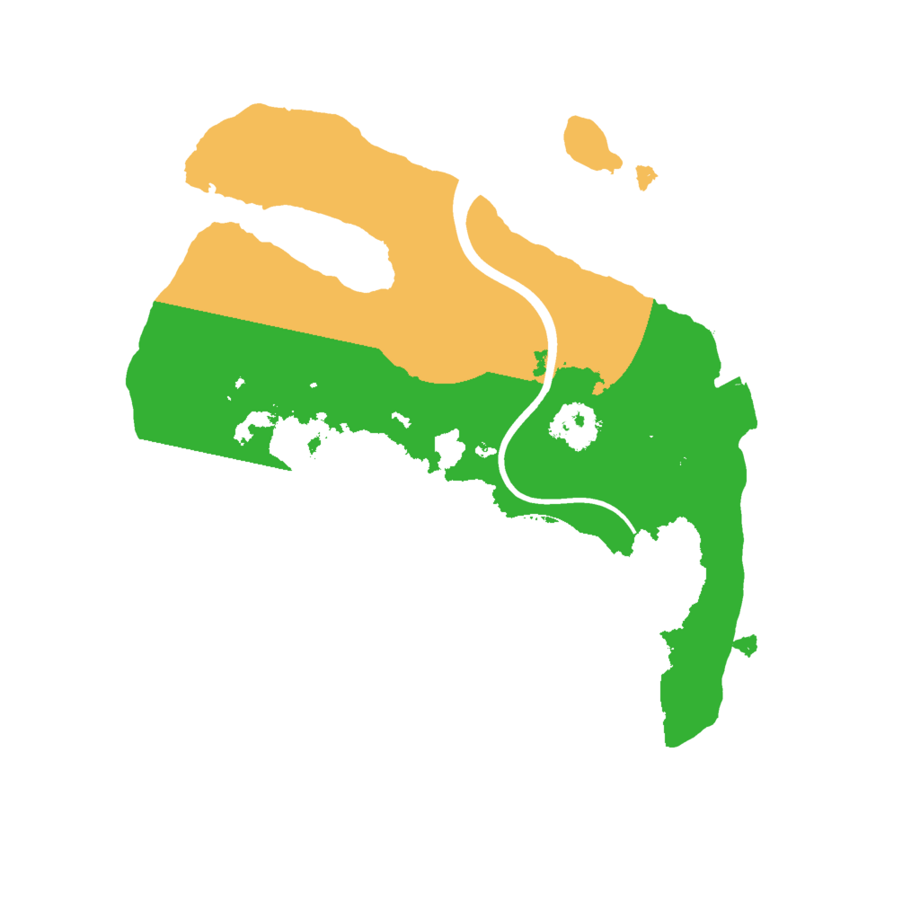 Biome Rust Map: Procedural Map, Size: 2000, Seed: 49773